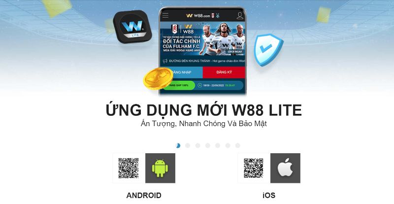 App W88 Cho Thiết Bị Điện Thoại
