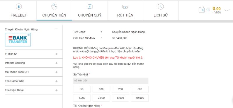 Hệ Thống Giao Dịch Tại W88