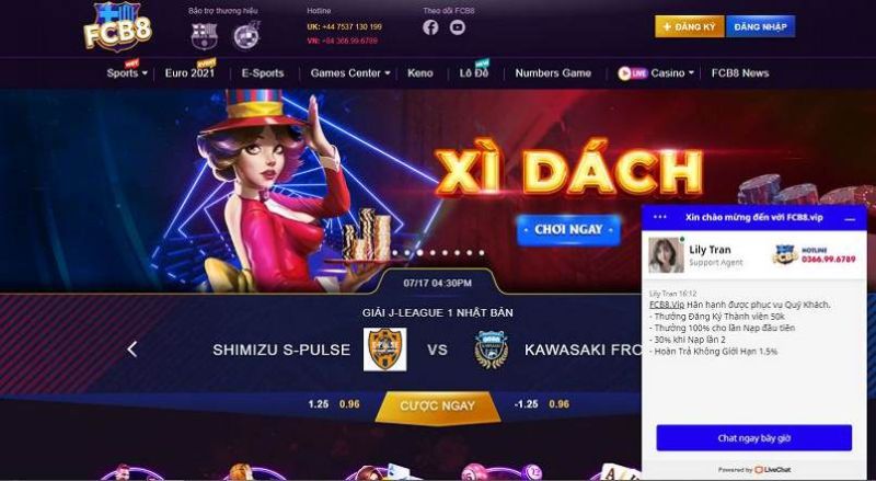 Hệ Thống Liên Hệ Fcb8 Hoạt Động 24/7
