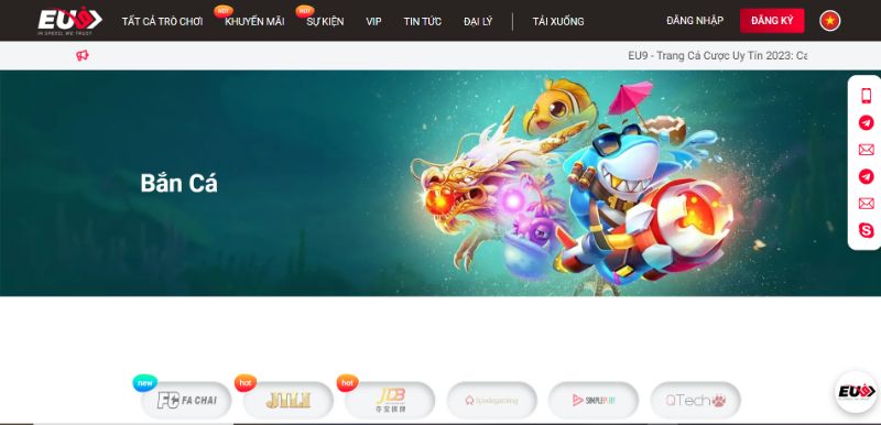 Sảnh Bắn Cá Dành Cho Ngư Thủ