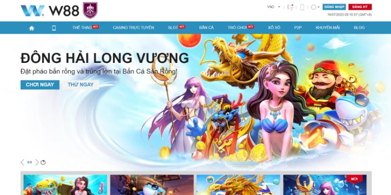 Sảnh Bắn Cá W88