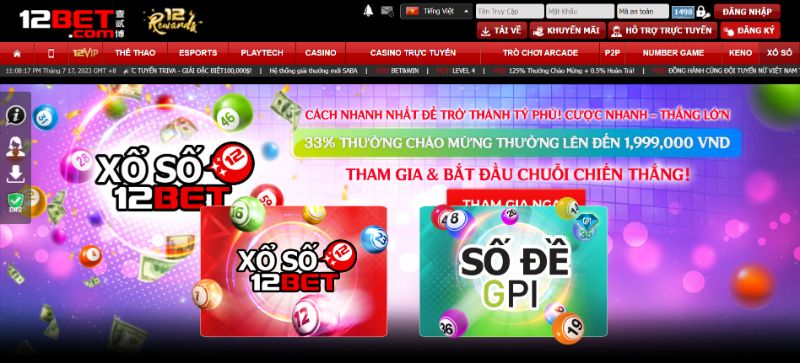 Sảnh Cược Xổ Số
