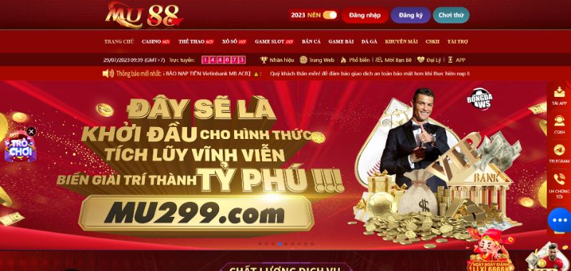 Quy trình đăng ký MU88 đơn giản nhất dành cho tân thủ 1 Truy Cập Vào Link Đăng Ký Mu88 Chính Chủ