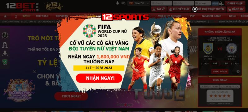 Ưu Điểm Nổi Trội Của Nhà Cái 12Bet Thu Hút Bet Thủ