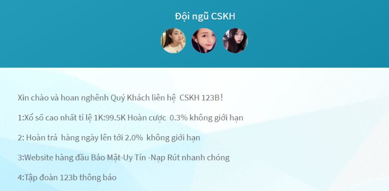 Thông Tin Liên Hệ 123B