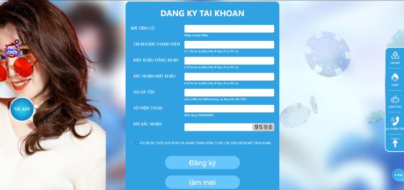 Đăng Ký Hội Viên Trải Nghiệm Dịch Vụ Tại 123B