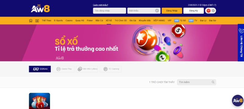 Sảnh Chơi Xổ Số Hấp Dẫn