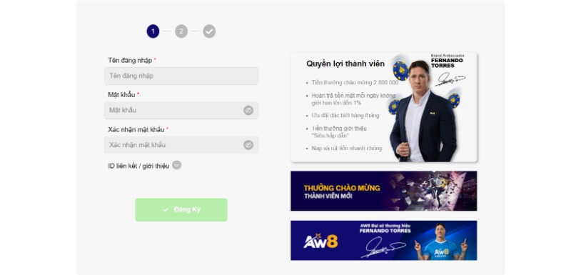 Cách Mở Tài Khoản Trên Hệ Thống Nhà Cái Aw8