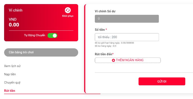 Hướng dẫn nạp tiền EU9 và rút tiền cho người chơi mới 3 Hướng Dẫn Các Bước Rút Tiền Eu9