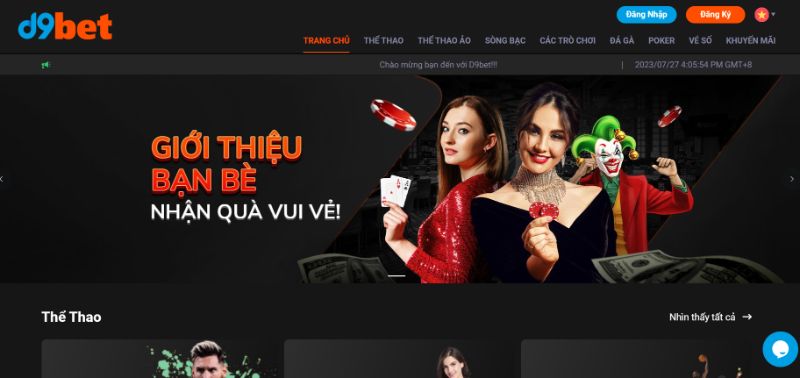 D9Bet Nhà Cái Uy Tín Hàng Đầu Hiện Nay