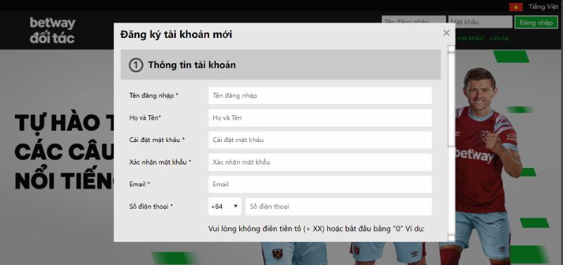 Đăng Ký Đại Lý Betway Cho Người Mới
