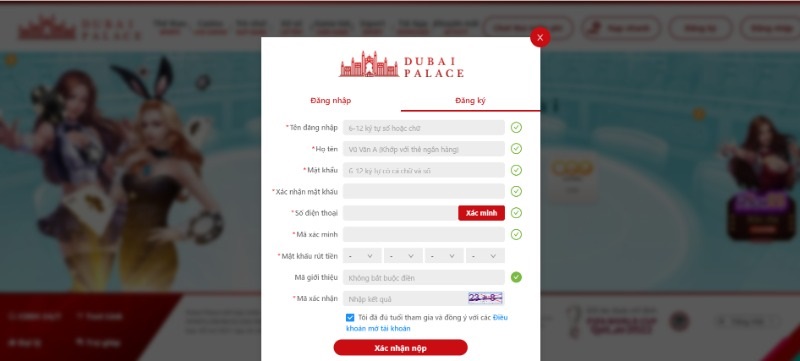 Cách Mở Tài Khoản Tại Hệ Thống Sân Chơi Dubai