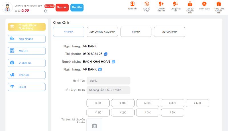 Hướng Dẫn Nạp Tiền Fb9