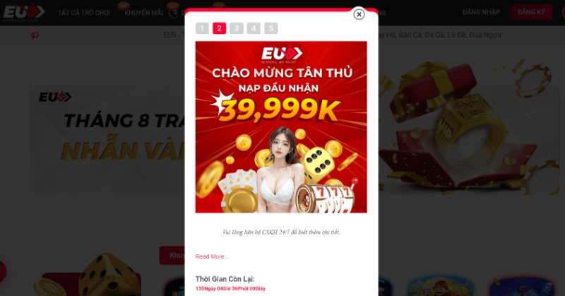 Khuyến Mãi EU9 - Vui Chơi Thả Ga, Nhận Quà Siêu Đã 1 Khuyến Mãi Eu9 Tân Thủ Nạp Đầu