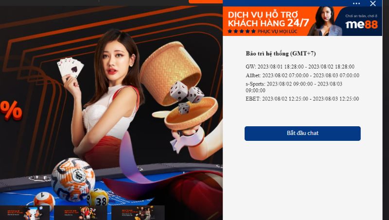 Liên Hệ Me88 Hoạt Động 24/7