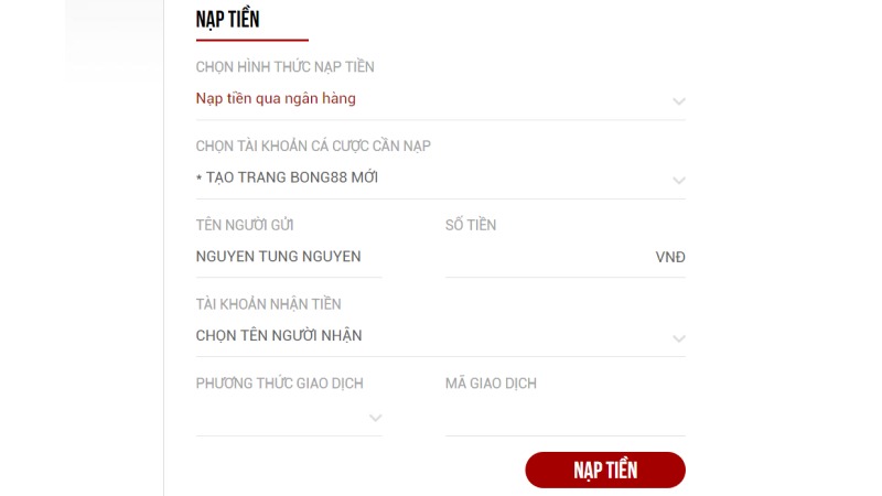 Hướng Dẫn Nạp Tiền Mibet
