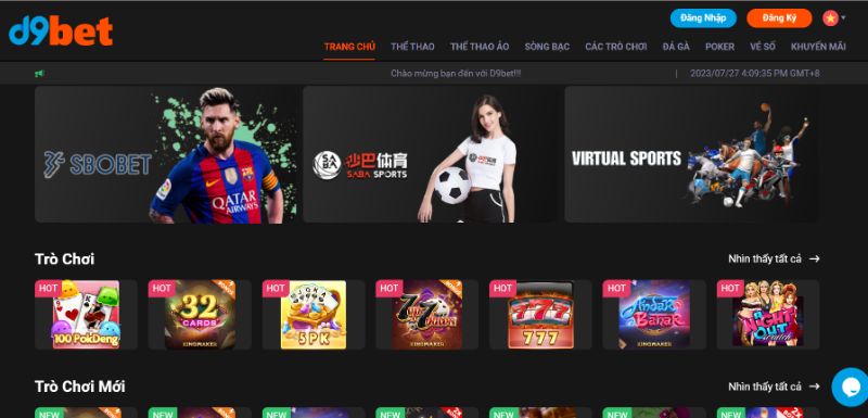Nhà Cái D9Bet Mang Đến Nhiều Tiện Ích Cho Người Chơi