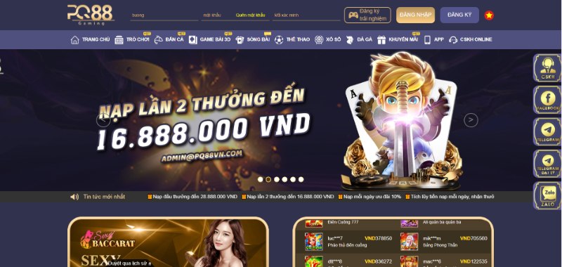 Thương Hiệu Pq88 Đình Đám Uy Tín Và Xanh Chín