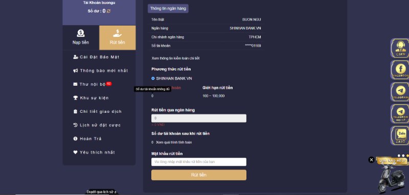 Hướng Dẫn Rút Tiền Pq88