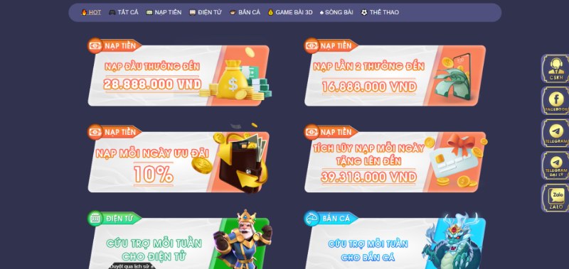 Các Gói Ưu Đãi Làm Nên Thương Hiệu Nhà Cái Pq88