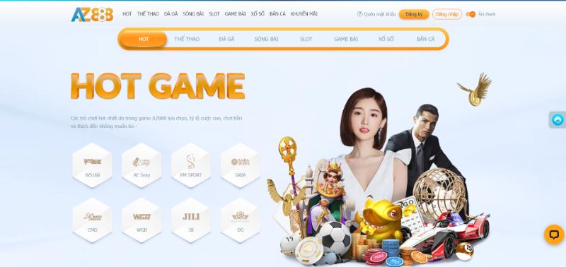 Sân Chơi Az888 Có Nhiều Ưu Điểm Hấp Dẫn Cược Thủ