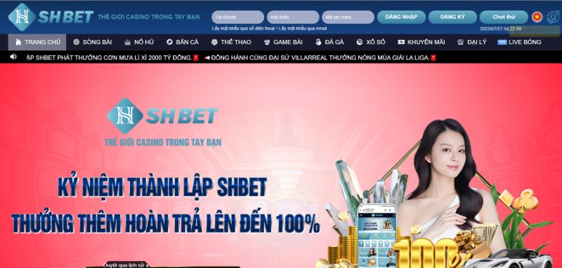 Sân Chơi Cá Cược Đổi Thưởng Shbet Uy Tín Xanh Chín