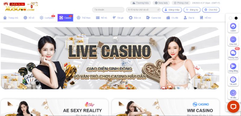 Sảnh Casino Được Cộng Đồng Cược Thủ Đánh Giá Cao