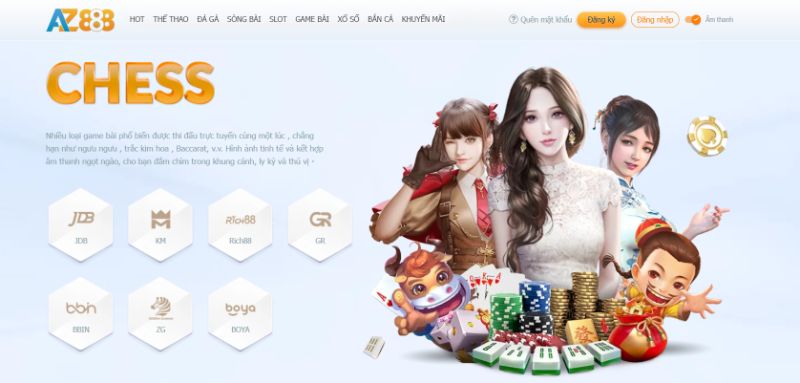 Sảnh Chơi Game Bài Nổi Tiếng Az888