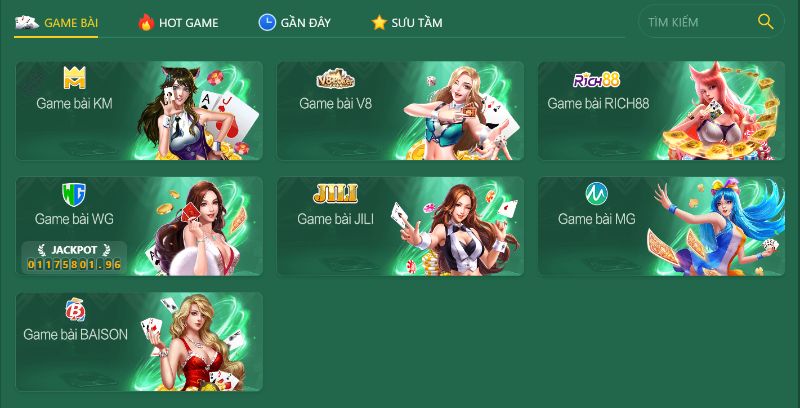 Sảnh Game Bài Nn88 Hấp Dẫn Đa Dạng