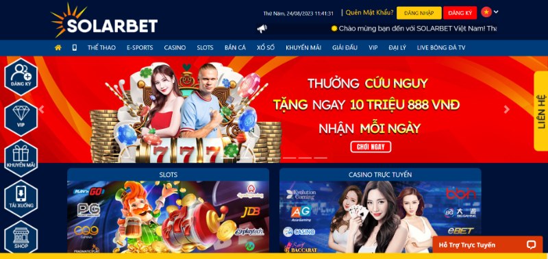 Solarbet Thương Hiệu Cá Cược Đổi Thưởng Nổi Tiếng