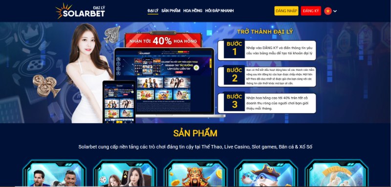 Chương Trình Đại Lý Solarbet Tiếp Thị Siêu Hấp Dẫn 