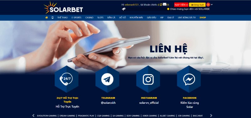 Liên Lạc Với Solarbet