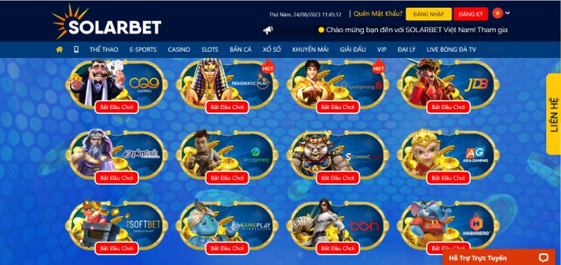 Sảnh Chơi Slot