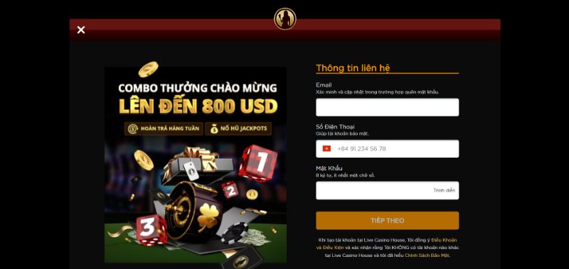 Live Casino House - Giải Trí Đỉnh Cao Và Kiếm Tiền Hoàn Hảo 5 Tạo Tài Khoản Live Casino House Đơn Giản