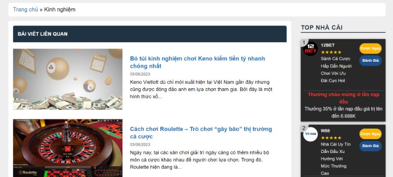 Top6Nhacai Cung Cấp Nhiều Kinh Nghiệm Chơi Game Hay Nhất