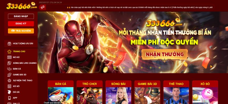 Trang Đặt Cược 333666 Sân Chơi Uy Tín Dành Cho Cược Thủ