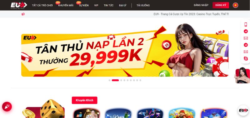 Đăng ký EU9 – Thiết lập tài khoản mới cho thành viên 1 Truy Cập Trang Chủ Đăng Ký Eu9