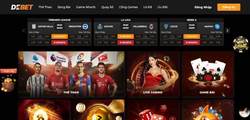 Ưu Điểm Tuyệt Vời Khi Chơi Cá Cược Tại Website Debet