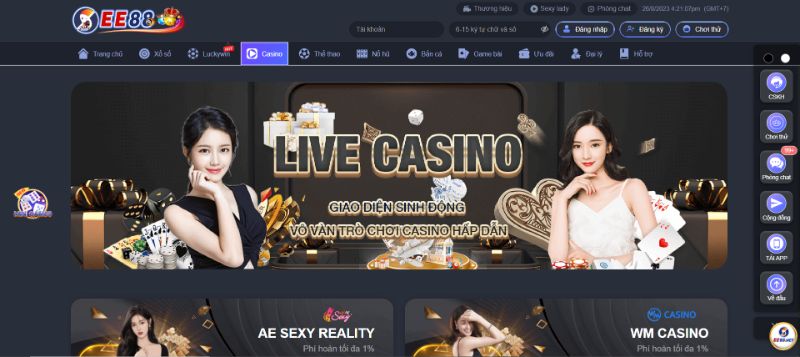 Sảnh Cược Casino