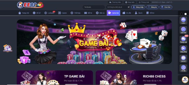 Sảnh Chơi Game Bài