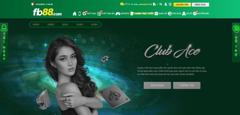 Sảnh Chơi Casino Trực Tuyến