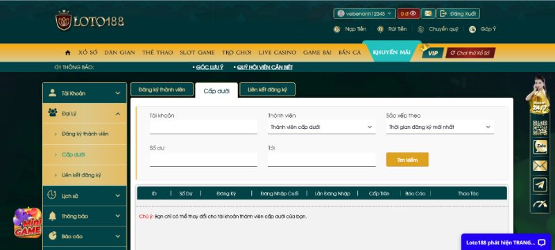 Hướng Dẫn Đăng Ký Đại Lý Loto188