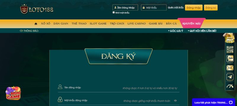 Chi Tiết Các Bước Đăng Ký Loto188 Dành Cho Tân Thủ