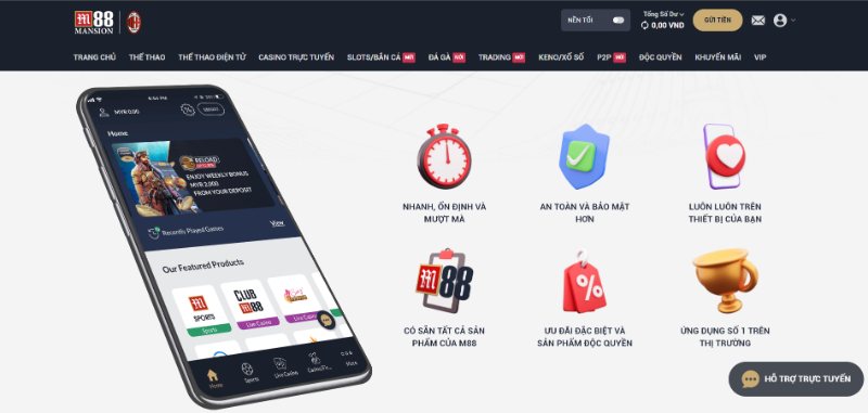 Hướng Dẫn Tải App M88 Cho Thiết Bị Mobile