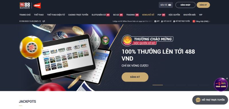 Sảnh Chơi Xổ Số Hấp Dẫn