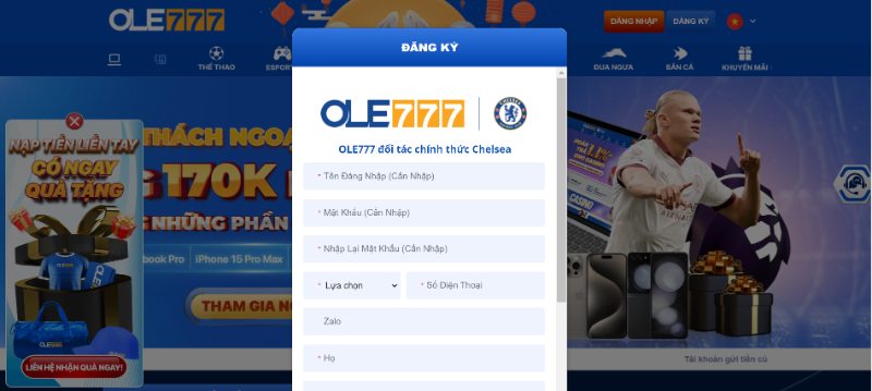 Cách Mở Tài Khoản Thành Công Tại Ole777 Không Mất Phí