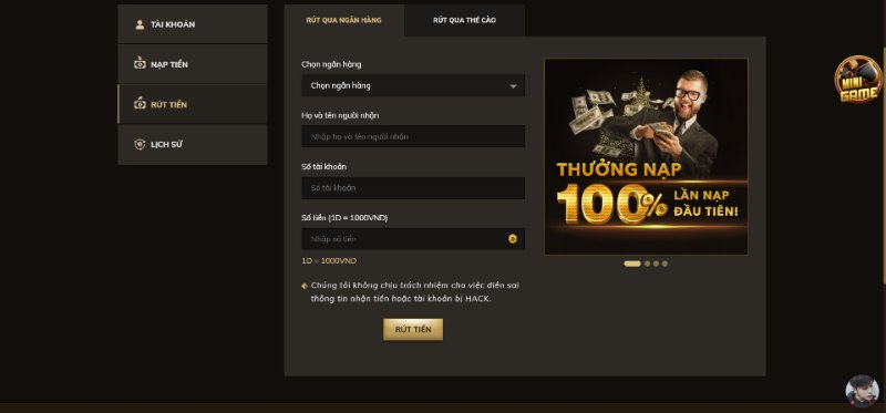 Hướng Dẫn Rút Tiền Oxbet 