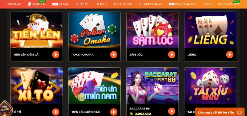 Sảnh Game Bài