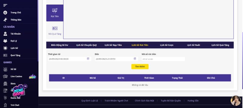 Hướng Dẫn Rút Tiền Vnloto