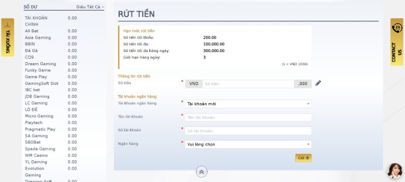 Hướng Dẫn Rút Tiền Vuabai9